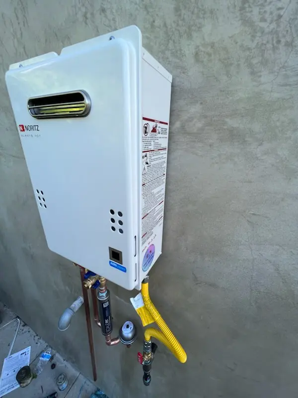 Tankless water heater installation for Parker Ridge homes